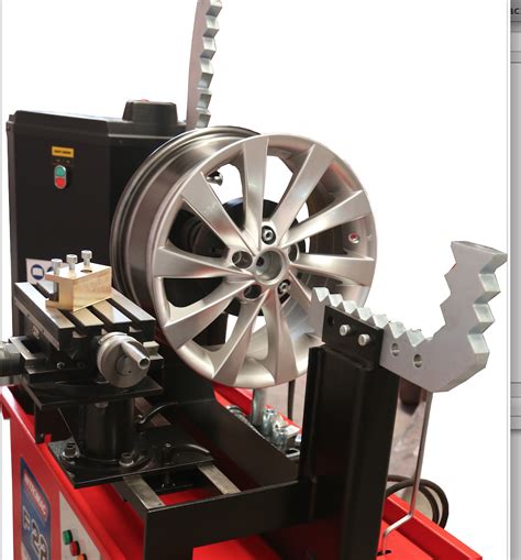 wheel rim straightening machine